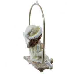 Изделие декоративное подвесное "Девочка на качелях", L5 W3,5 H8 см, 2в.