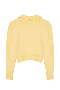 TRENDYOLMILLA Siyah Crop Yumusak Dokulu Mucevher Dugmeli Triko H?rka TWOAW25HI00098 фото 7