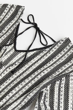 Vestido en punto de jacquard - H&m фото 2