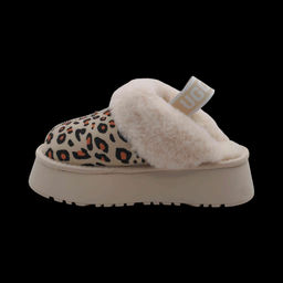 Тапочки на меху V136 бежевые