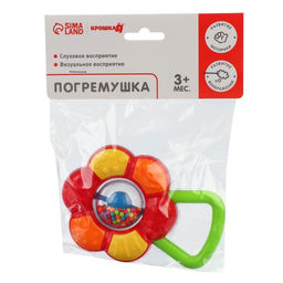 Погремушка Ромашка, цвет МИКС, Крошка Я  фото 4