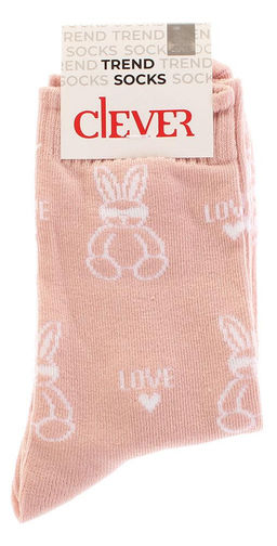 Носки Clever Д5540_св.розовый