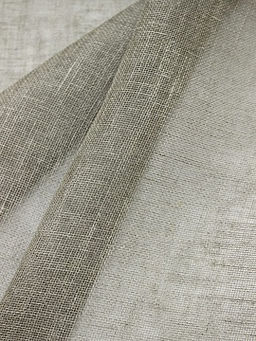 Лен декоративный Сетка цв.натуральный, ш.1.45м, лен-100%, 120гр/м.кв