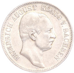 Монета 2 марки 1911 года Е Германия (Саксония)