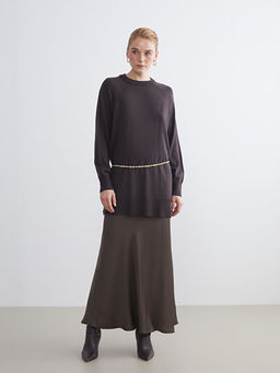 Bisiklet Yaka Kad?n Triko Kazak