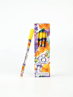 Цена за 12 шт. Ручка пиши-стирай, синяя паста, гелевая, 0.5 мм, пластик С 8 Марта!