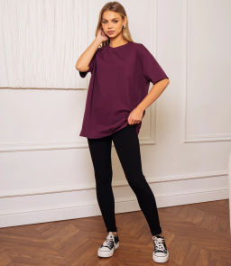Футболка #КТ1 (22)-2, сливовый