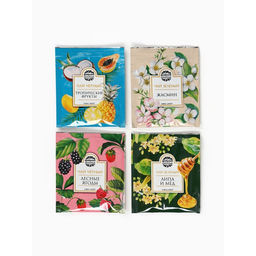 Цена за 2 шт. Чай новогодний в пакетиках Зима теплее рядом с любимыми в открытке, 4 шт.?1.8 г - Фабрика счастья фото 5