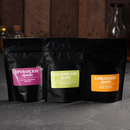 Набор специй Подарок со вкусом: итальянские травы, прованские травы, кавказские травы, 150 г (3 шт. х 50 г). - Simaland фото 2