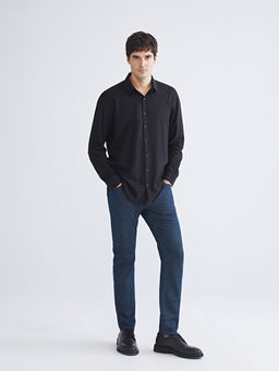 Slim Fit Uzun Kollu Erkek G?mlek