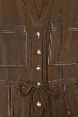 TOPSTITCHING PLAYSUIT - Zara фото 8