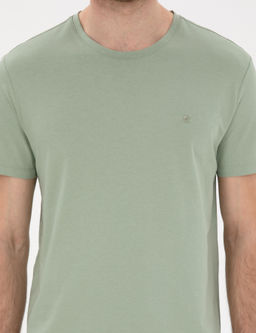 _a_la %100 Pamuk Slim Fit Bisiklet Yaka Basic Ti__rt - Pierre cardin фото 6