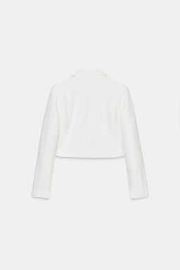 BLAZER CORTA BOLSILLOS / Crudo - Zara фото 9