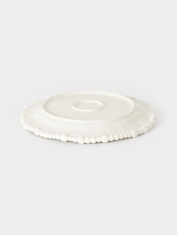 Тарелка «Облако», d=21 см, керамика, молочная