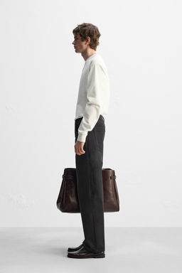 MEDIUM WEIGHT LONG SLEEVE T-SHIRT - Zara фото 4