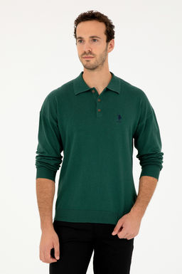 Erkek Koyu Ye_il Basic Kazak