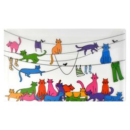 Папка для документов пластиковая арт. 53252/ 12 КОШКИ (полипропилен, 25х15 см, 1 отделение (-я), кла