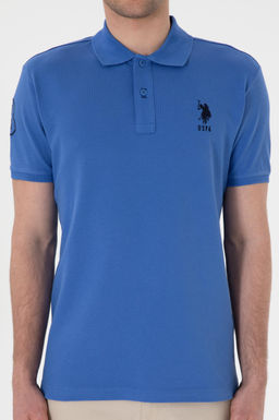 Erkek Slim Fit Polo Yaka _ndigo Basic Ti__rt Sepette S_rpriz _ndirim - U.s. polo assn фото 7