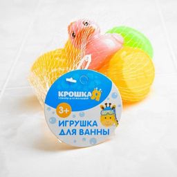 Игрушки для ванны Крошка Я «Рыбалка», 2 сачка, 5 уточек, в наборе 7 шт.