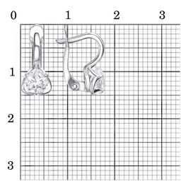 СЕРЬГИ 33814354Д - Красная пресня фото 3