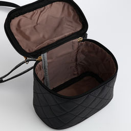 Сумка женская кросс-боди на молнии, 16.5×9×10.5 см, чёрная