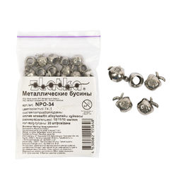 Бусина Zlatka олово NPO-34 20 шт №1 Яблоко  фото 3