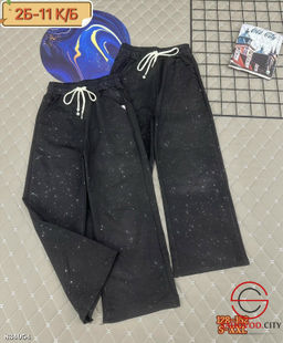 Штаны для девочки со стразами