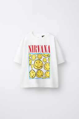 CAMISETA ESTAMPADA NIRVANA ® / Blanco - Zara фото 2