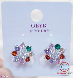 Серьги женские с камнями