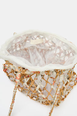 BRAIDED WOVEN HANDBAG - Zara фото 11