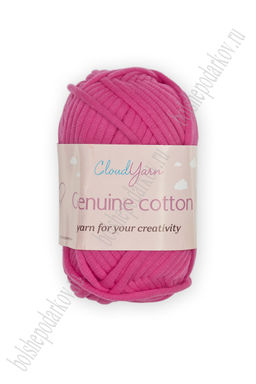 Пряжа Genuine cotton 50 гр (10 шт) SF-7844, ярко-розовый
