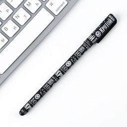 Цена за 10 шт. Ручка шариковая синяя паста 0.7 мм с колпачком 100% мужчина пластик софт-тач