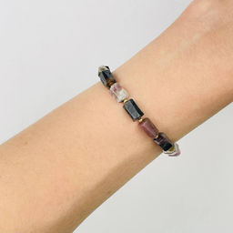 Браслет из Турмалина микс 16,5 см +