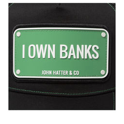 Бейсболка JOHN HATTER арт. R-1194-U00 I Own Banks (черный)  фото 4