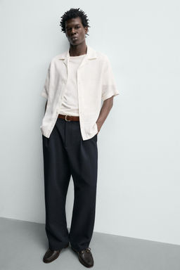 CAMISA FLUIDA ESTRUCTURA / Blanco - Zara фото 6
