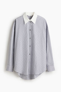 Camisa oversize de popelina