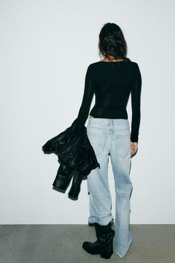 SOFT LONG SLEEVE BODYSUIT - Zara фото 4