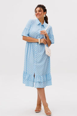 Платье ANELLI 1555 небесный цвет