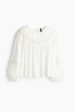 Blusa bordada de viscosa