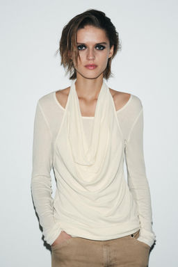 DOUBLE LONG SLEEVE T-SHIRT - Zara фото 2
