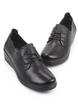 03-DHL100-D1 BLACK Лоферы женские (натуральная кожа)