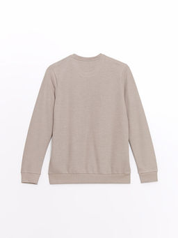 Bisiklet Yaka Uzun Kollu Erkek Sweatshirt - Waikiki фото 2