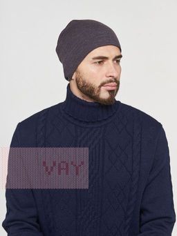 Шапка мужская 192-8503. 585 графит