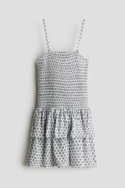 Vestido de tirantes con cuerpo nido de abeja - H&m фото 5