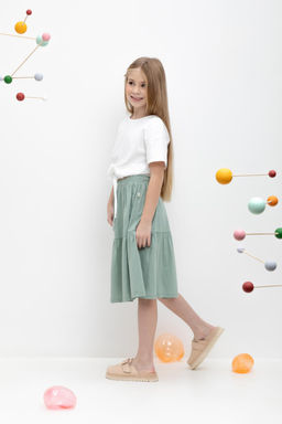 Crockid _ КР 7131/холодная мята к479 юбка для дев  фото 3