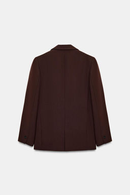 BLAZER RECTA HOMBRERAS / Marr?n claro - Zara фото 10