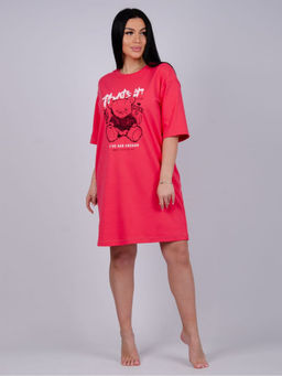 Сорочка Беверли синий, интерлок пенье - Малина фото 7