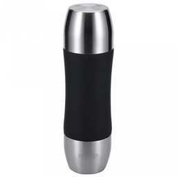 Термос из нержавеющей стали "Linea BULLET" 0,75л, 9х9х31см, двойные стенки с вакуумной изоляцией, в комплекте с двумя кружками, цветная коробка, "Regent" (Китай)