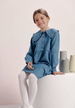 Conte-kids Хлопковые колготки TIP-TOP с люрексом белый