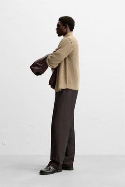 KNIT JACKET WITH REVERSE EFFECT TRIMS - Zara фото 4
